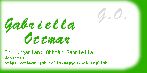 gabriella ottmar business card